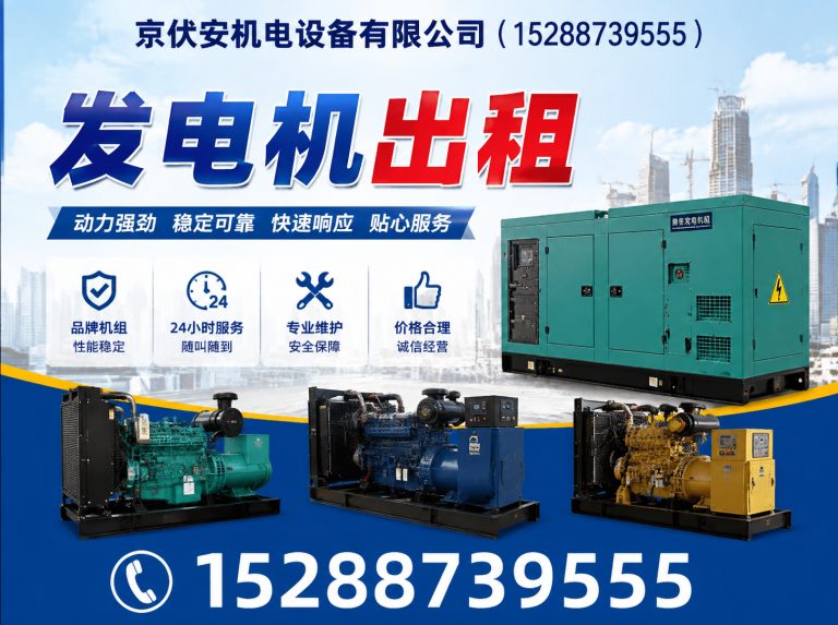 乐山静音发电车租赁展示图