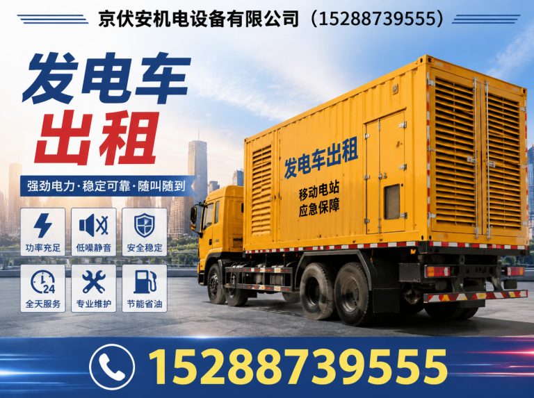 乐山发电车出租展示图