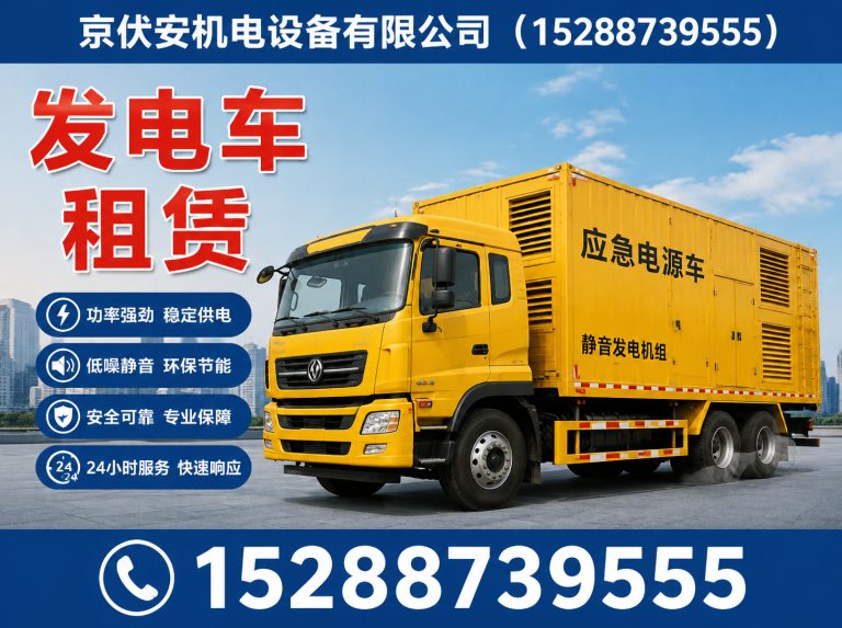乐山应急发电机出租展示图